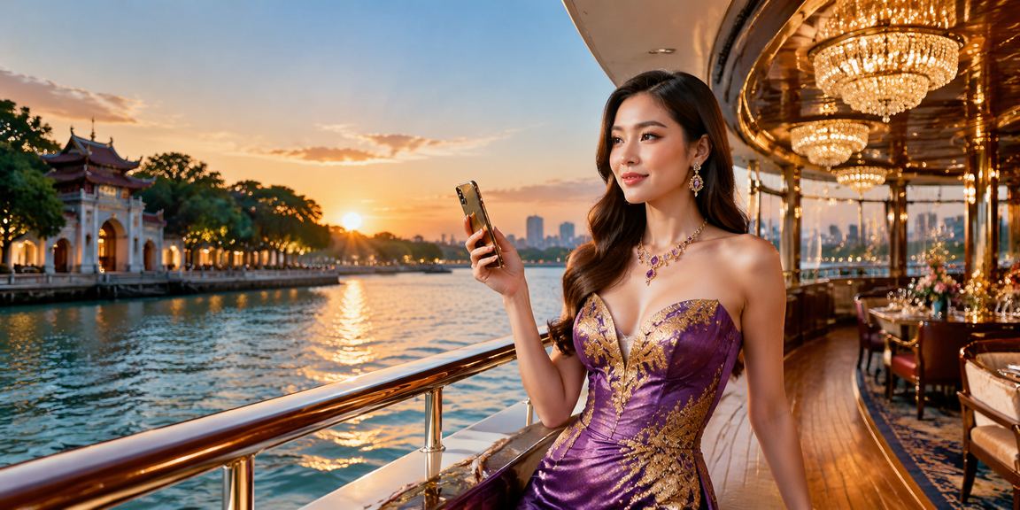 Người dùng tại Hà Nội hoàn tất đăng ký tài khoản và kiểm tra thông tin thanh toán trên máy tính bảng
